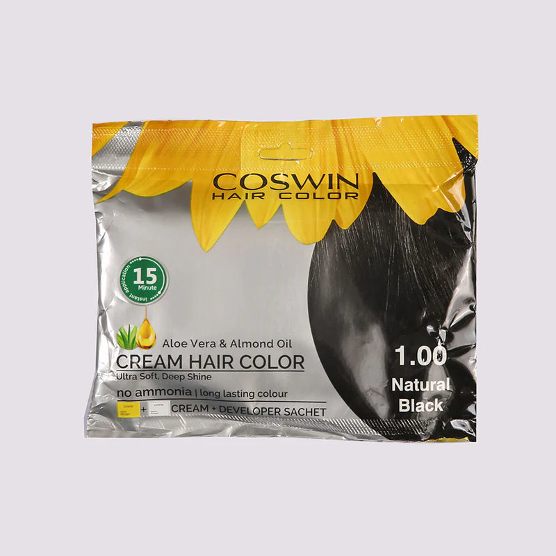 Natural Black Hair Color Sachet